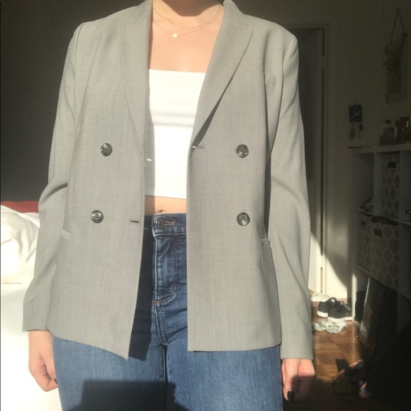 Gray Banana Republic Blazer - Picture 1 of 4